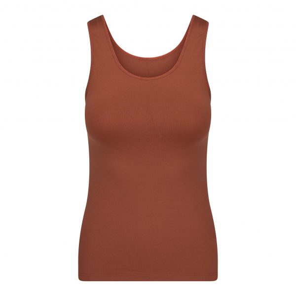 RJ Dames Hemd Cognac