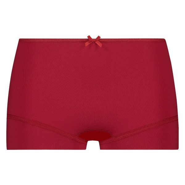 RJ Dames Short Donkerrood