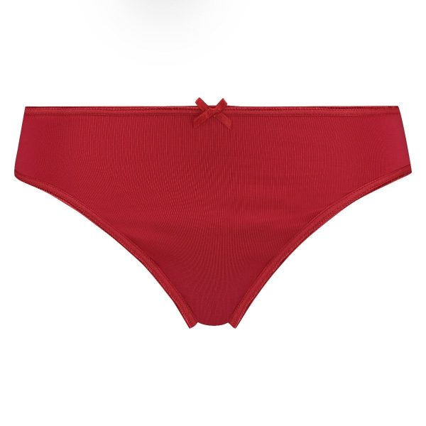RJ Dames String Donkerrood