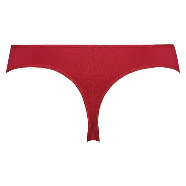 RJ Dames String Donkerrood - Afbeelding 2