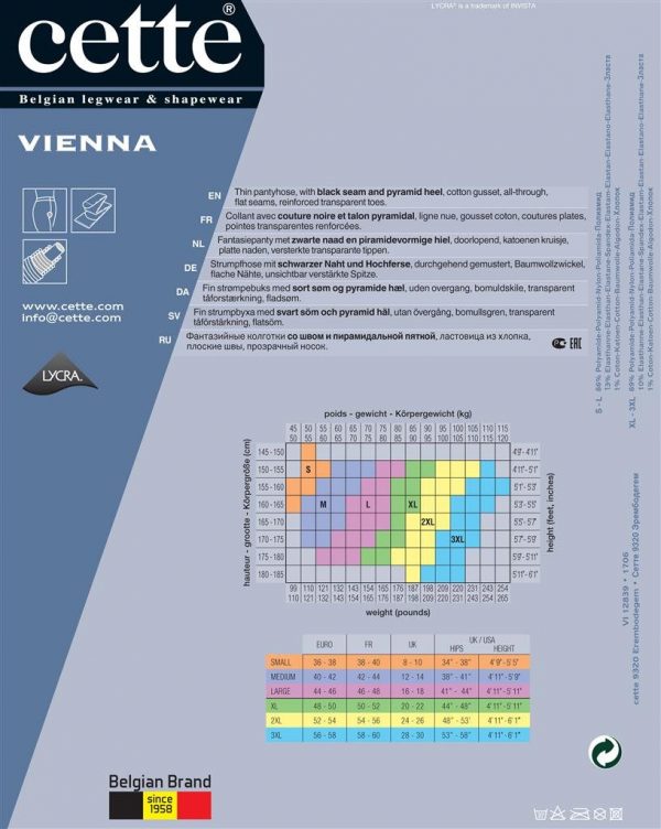 Panty Vienna Black - Afbeelding 2