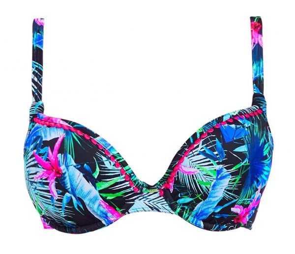 Bikini top padded Jungle Flowe