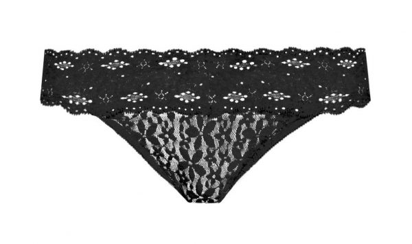 Slip Halo Lace Zwart