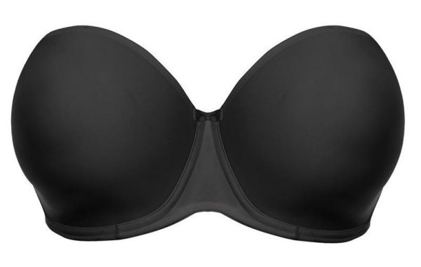 Elomi BH Strapless Smooth BLK