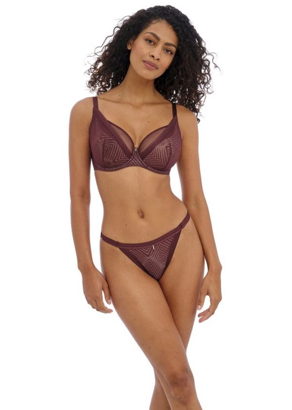 Freya Slip Tailored Dark Cherr