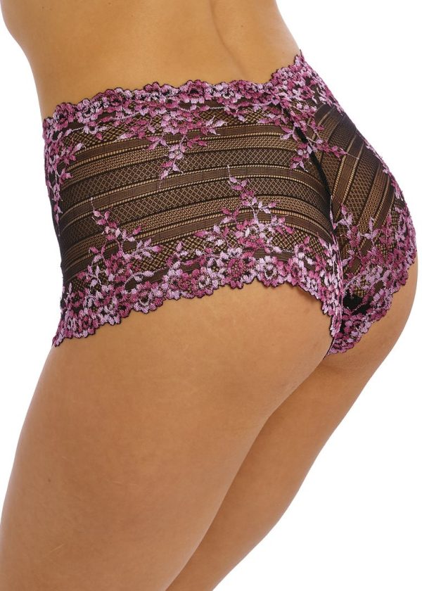 Short Embrace Lace Black Berry