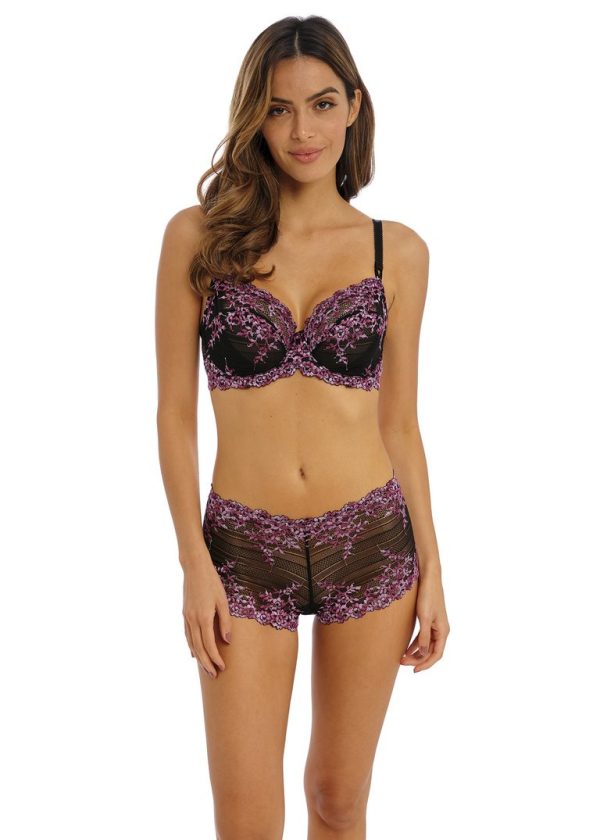 Short Embrace Lace Black Berry