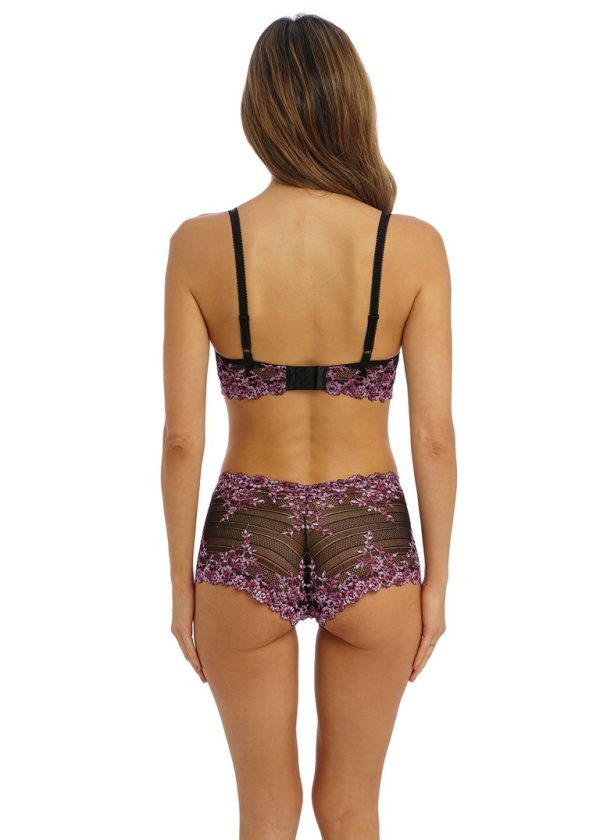 Short Embrace Lace Black Berry