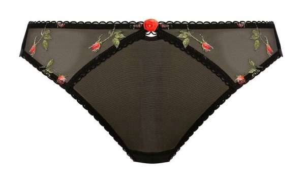 Freya Slip Rose Blossom Black