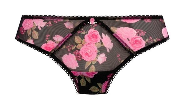 Freya Slip Rose Blossom Black