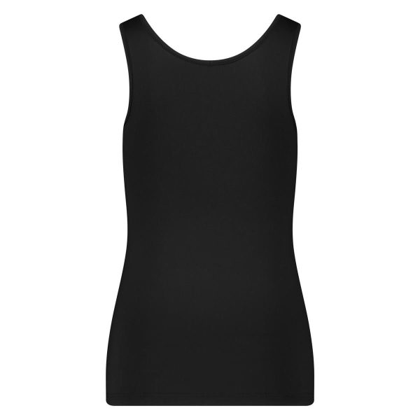 RJ Dames Kant-Singlet Zwart