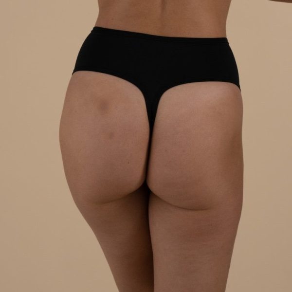RJ Dames Maxi String Zwart