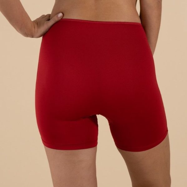 RJ Dames Short Lange Pijp Rood
